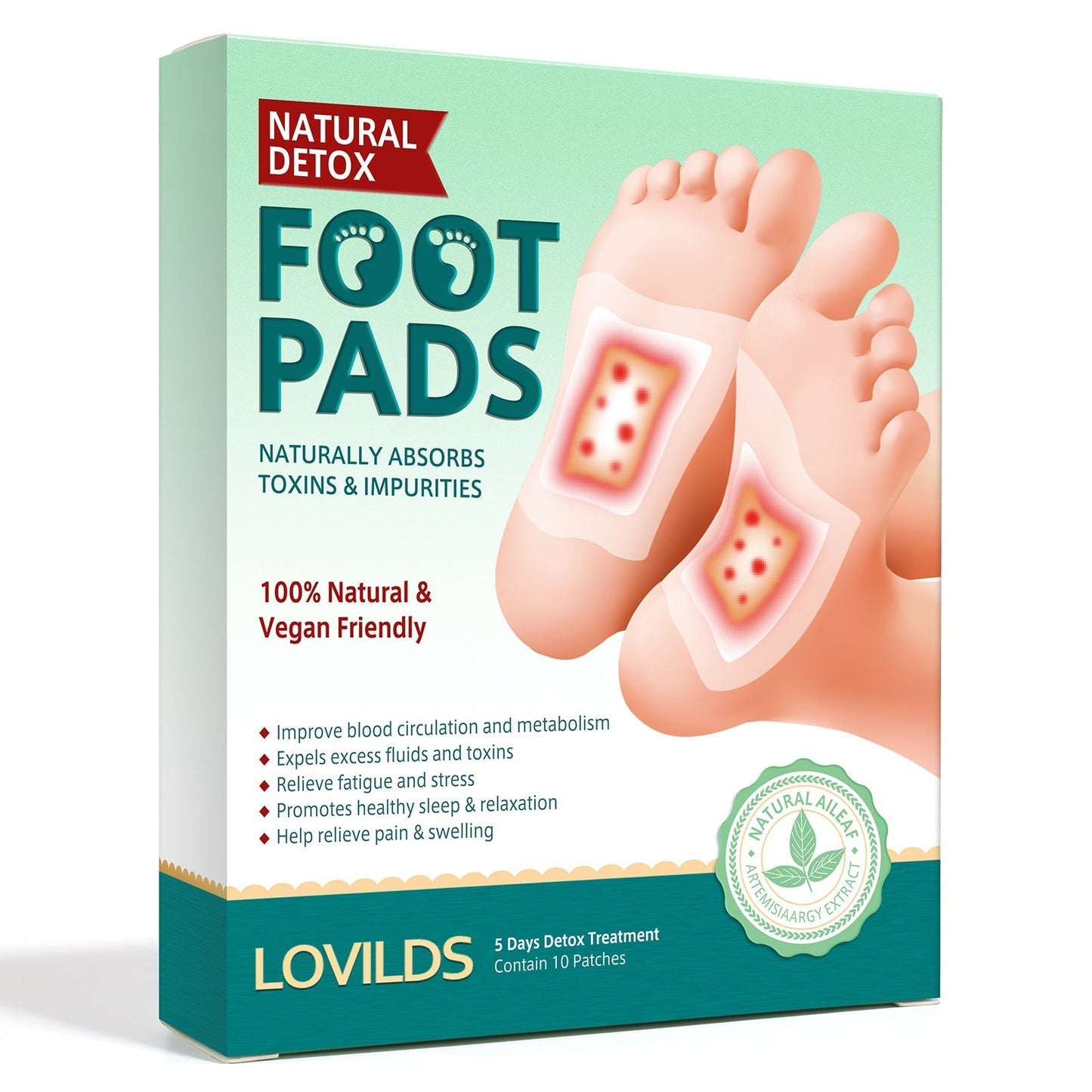 LOVILDS⢠Natural Detox Slimming Foot Pads(Limited time discount š„ last day)