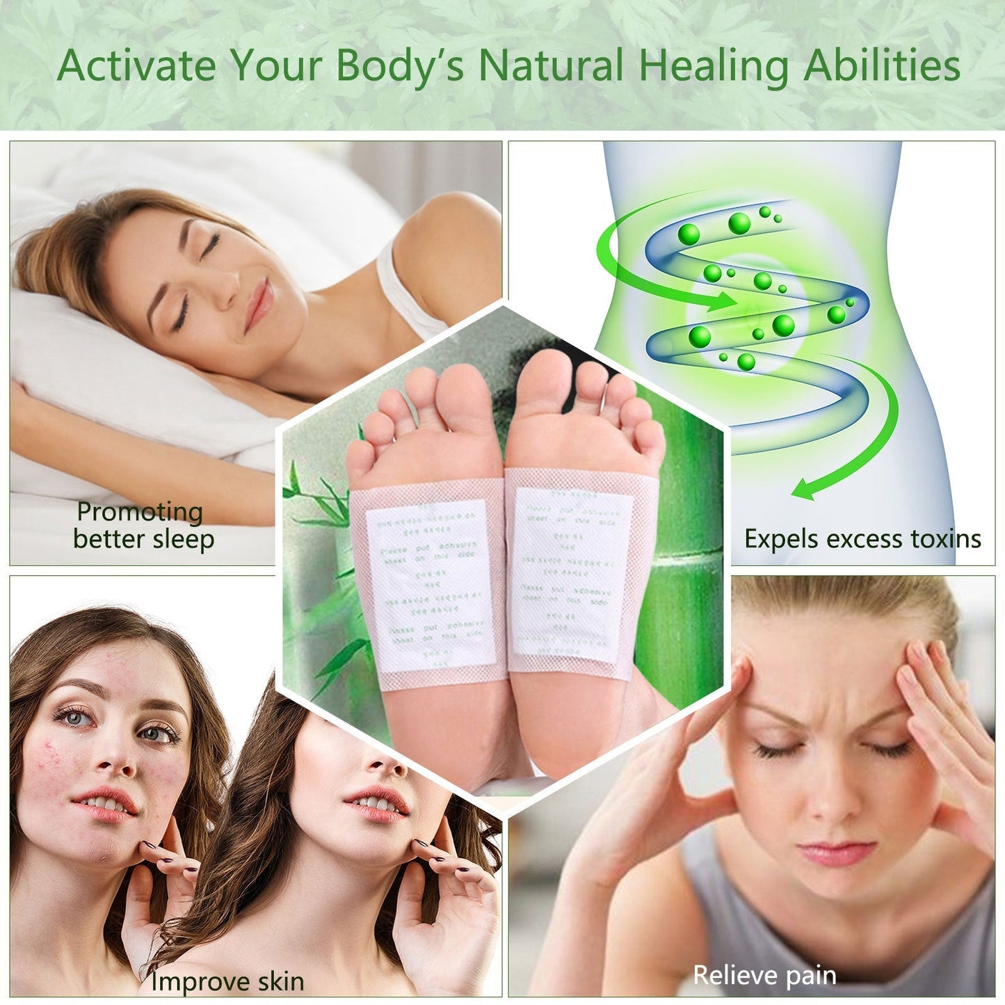 LOVILDS⢠Natural Detox Slimming Foot Pads(Limited time discount š„ last day)